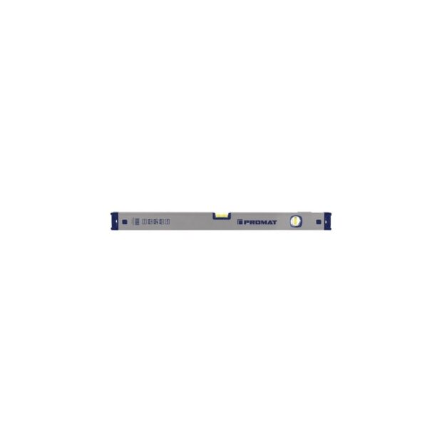 PROMAT Spirit level  200 cm silver aluminium mirror vial max. +/- 0.5 mm/m