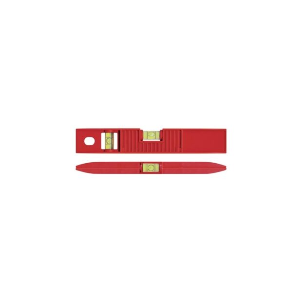 BMI Spirit level Torpedo 25 cm red ABS +/- 1mm/m with magnet