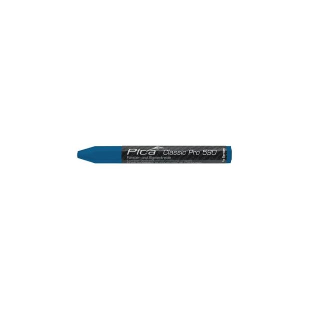 PICA Lumber/marking crayon Classic PRO 590 blue with paper sleeve