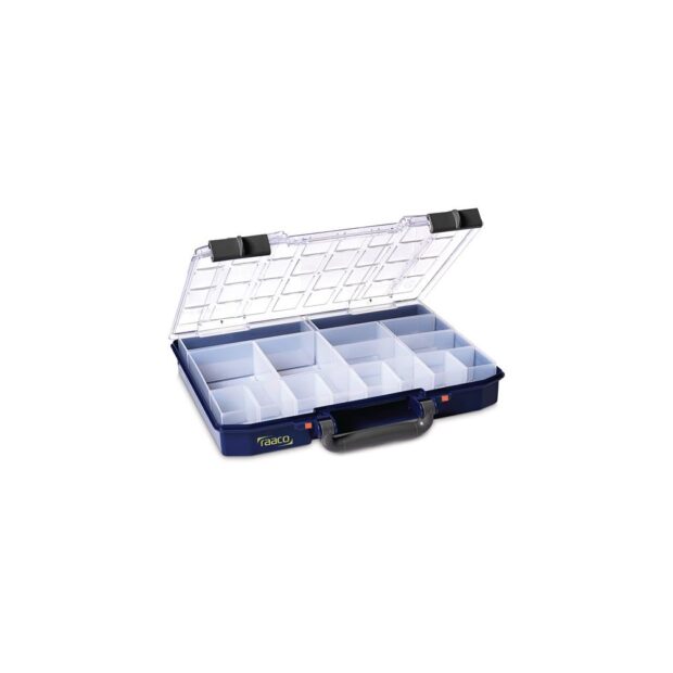 RAACO Component box CarryLite 55 4x8-16 W337xD278xH57 mm 16 compartments blue