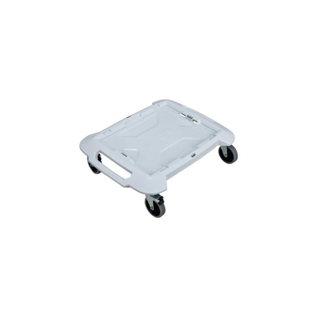 BS SYSTEMS Transport roller L-BOXX® Trade load-bearing capacity up to 100 kg L492xW646mm grey, white plastic