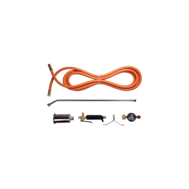 KAYSER Propane heating blowpipe set  with pressure reducer manual ignition 5 m