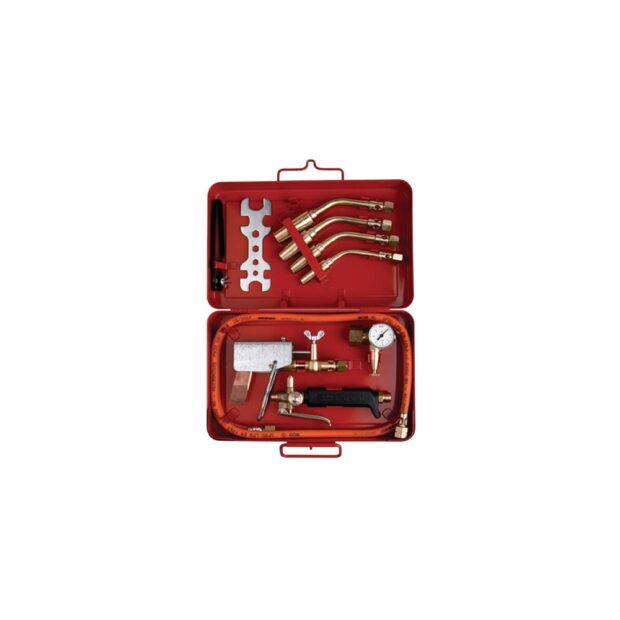 KAYSER Brazing set  10-part in sheet steel box propane