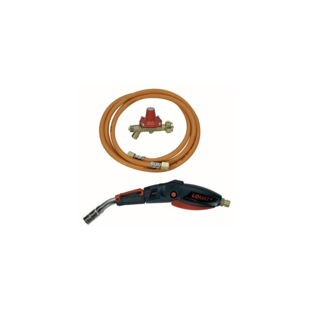 GCE Soft soldering/brazing set Lomat PIEZO-6 4-part  propane