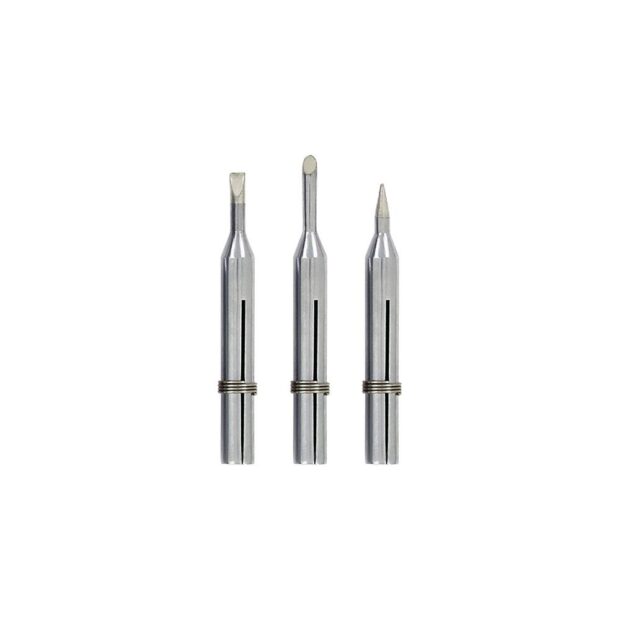 STANNOL Soldering tip set LONG-LIFE 15W angled/pencil tip/chisel-shaped width 4 mm