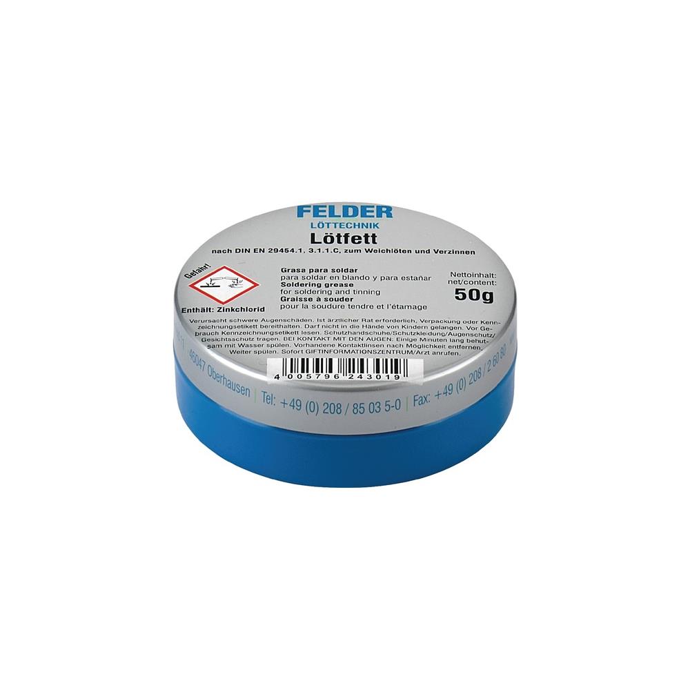 FELDER Soldering grease 100 g for soft soldering