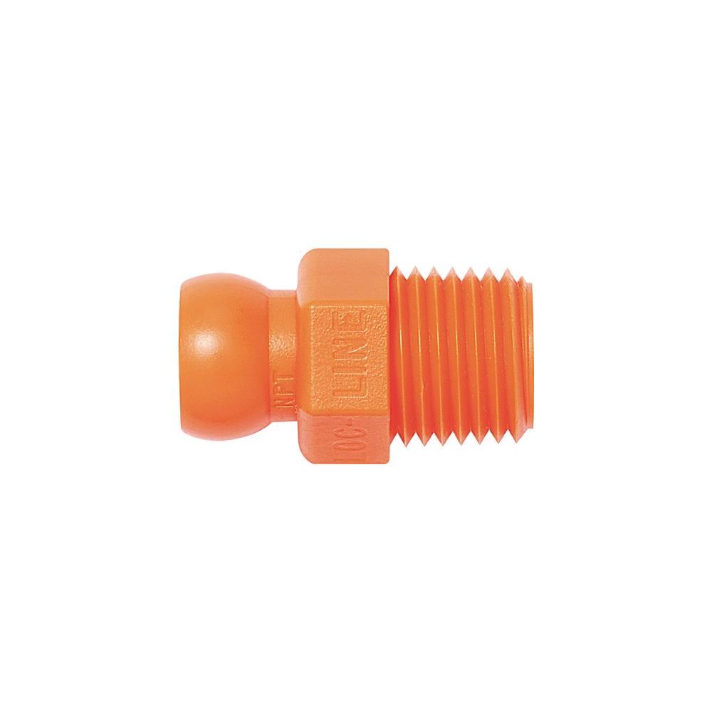LOC-LINE Threaded nipple size 1/4 inch NPT R 1/4
