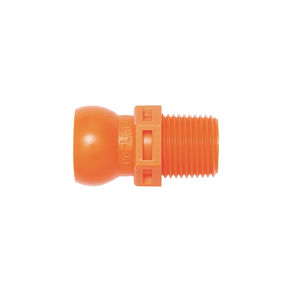 LOC-LINE Threaded nipple size 1/2 inch NPT R 3/8