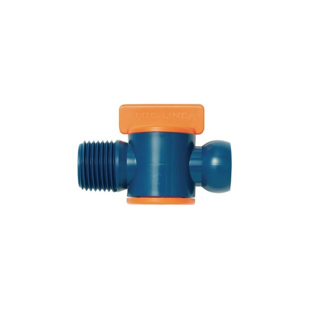 LOC-LINE Stop valve  size 1/2 inch with external thread