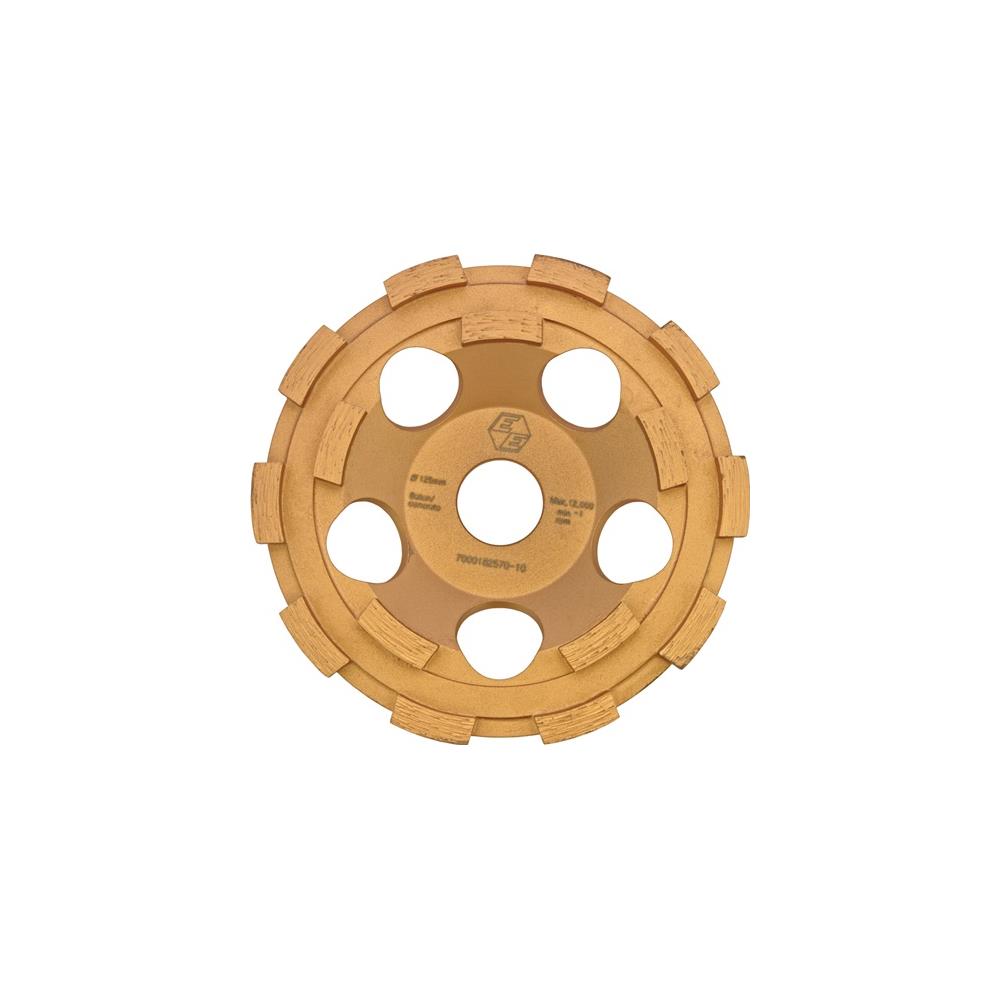 EIBENSTOCK Diamond grinding cup Premium 125 mm for concrete 22.23 mm