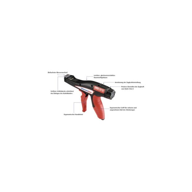 HELLERMANNTYTON Cable tie pliers  length 191 mm working range 2-13.5 mm - Image 2