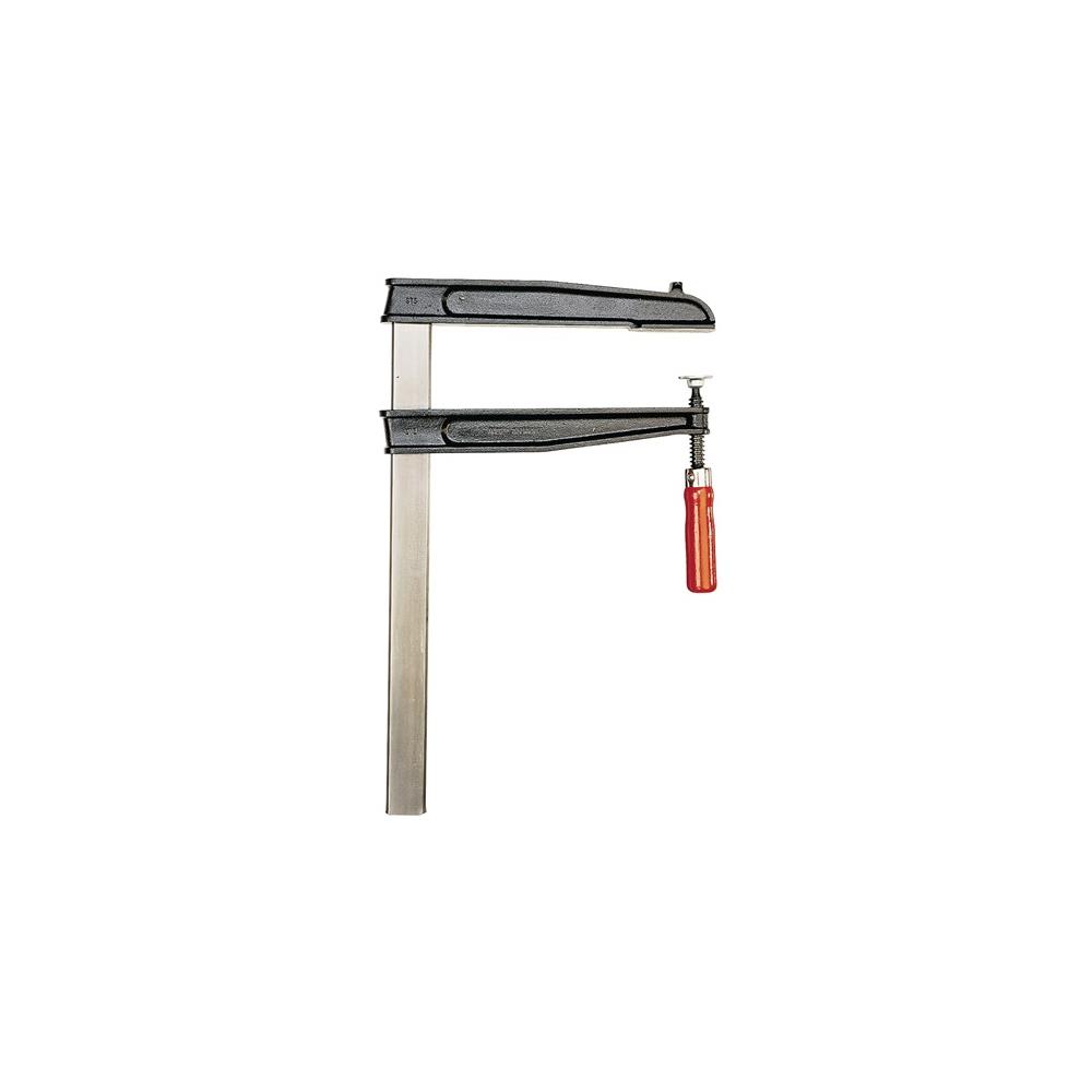 BESSEY Deep throat screw clamp TGNT clamping width 600 mm radius 300 mm wooden handle 45 x 12 mm