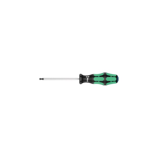 WERA Screwdriver 352 size 4 mm, blade length 100 mm 2-component handle