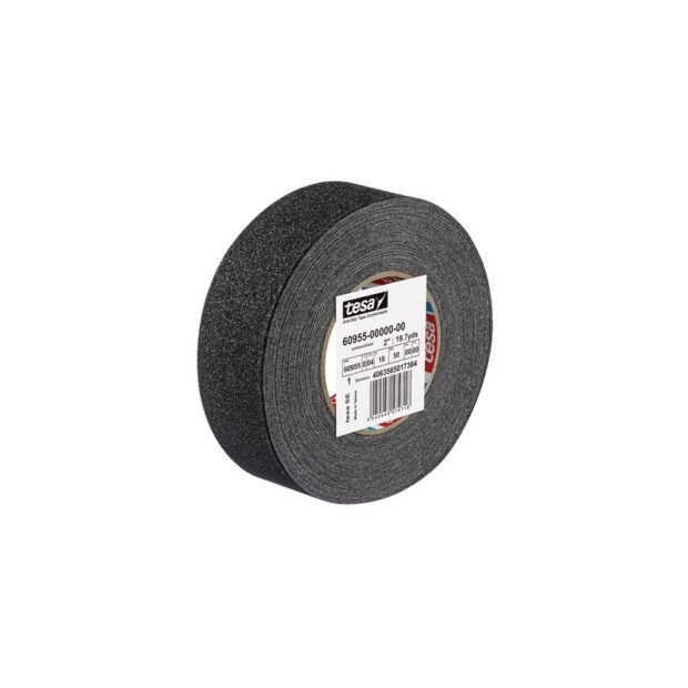 TESA Non-slip adhes. tape extremely flexible 60955 black length 18 m, width 50 mm - Image 2