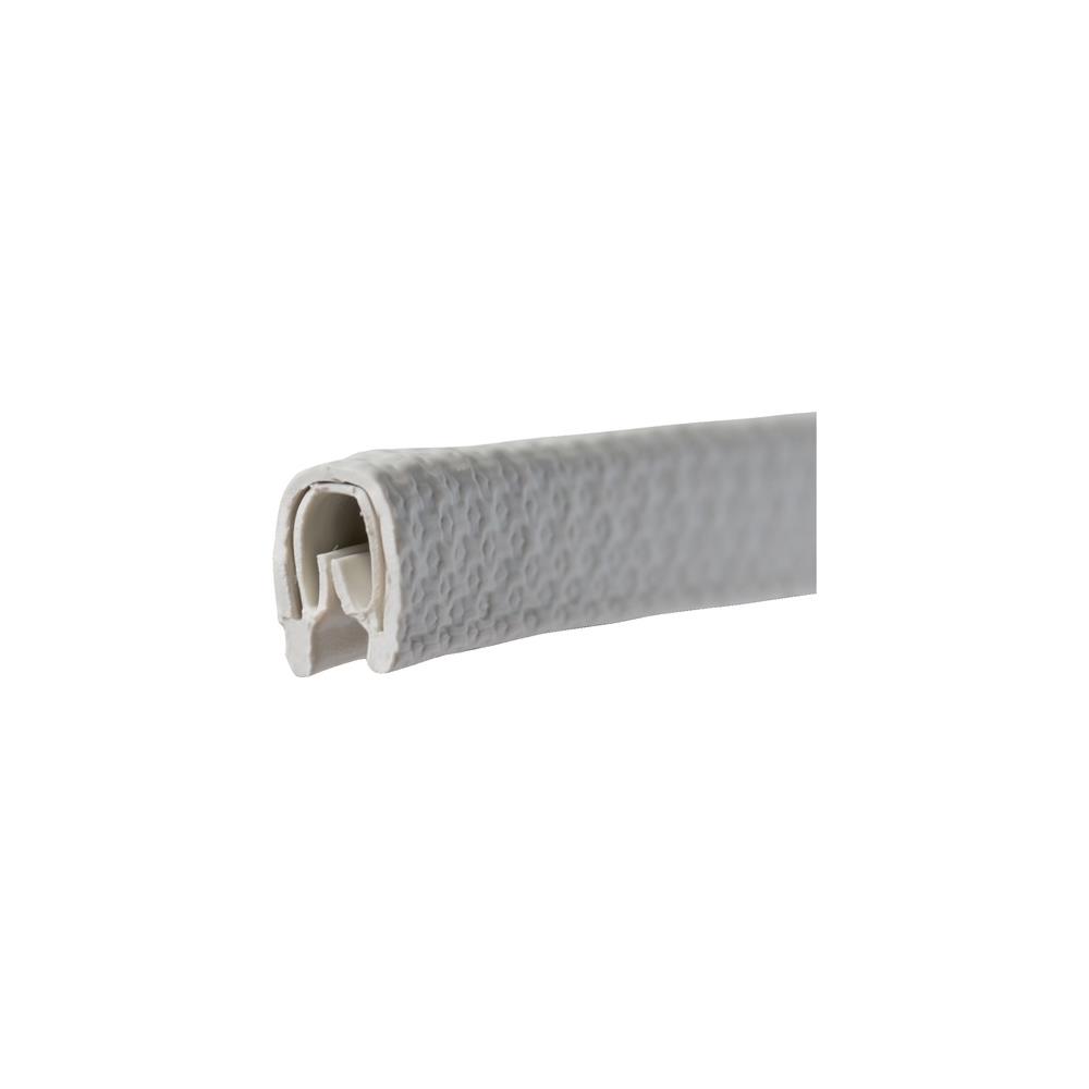 PROMAT Edge protector clamping range 1-2 mm length 10 m width 6.5 mm height 9.5 mm white/grey