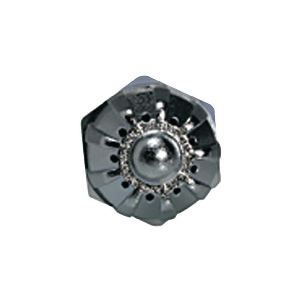 RIEGLER Round nozzle Serie 22 external thread die cast zinc length 46 mm external diameter 17 mm - Image 2