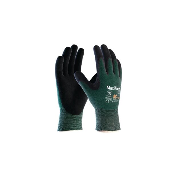 ATG Cut-resistant glove MaxiFlex® Cut 34-8743 size 9 green/black EN 388 PPE category II EN 388