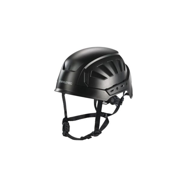 SKYLOTEC Industrial climbing helmet INCEPTOR GRX black polycarb./acrylonitrile butadiene sty. EN 12492:2012, meets partly EN 397:2012