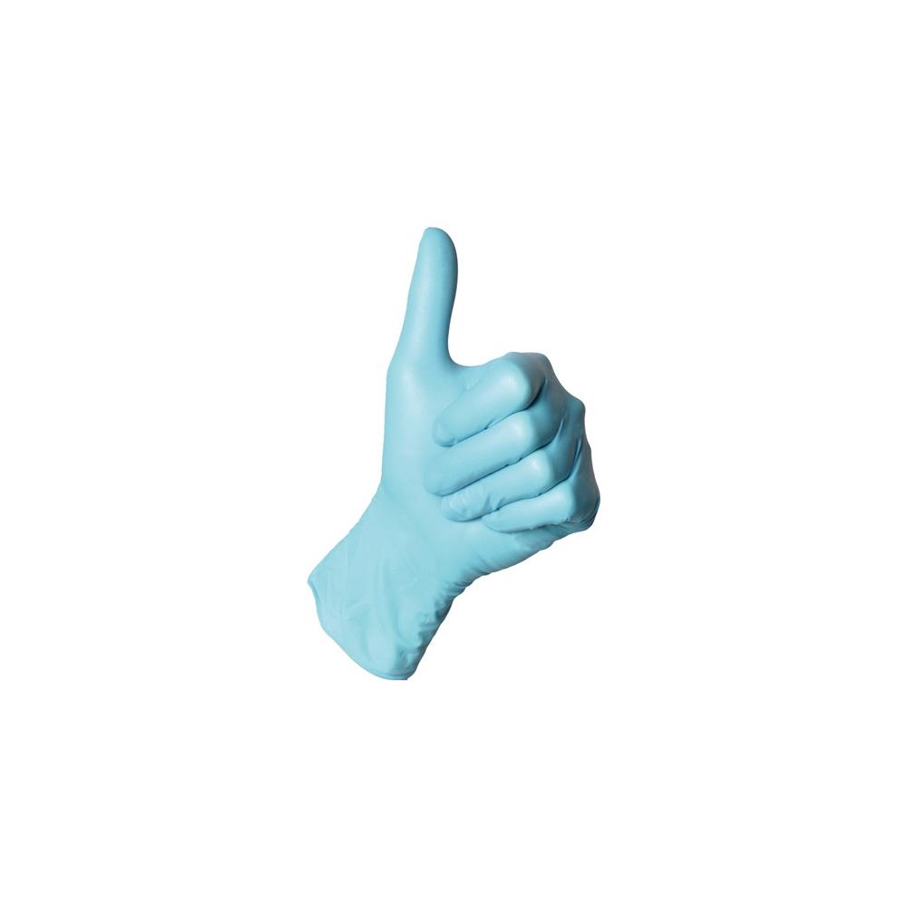 SEMPERIT Disposable glove SEMPERGUARD NITRIL XPERT SEMPERMED size 7-8 blue nitrile EN 420, EN 374, EN 455, EN 421 cat. III