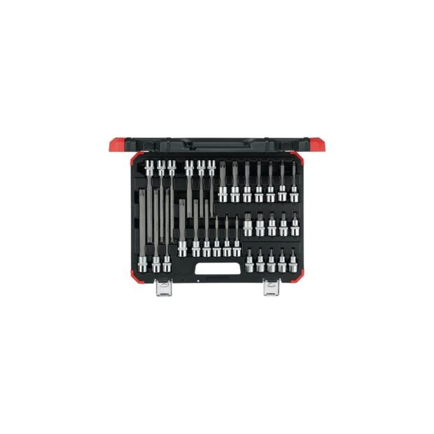 GEDORE RED Socket spanner set R6800 3032 32-part 1/2 inch for internal TORX® screws