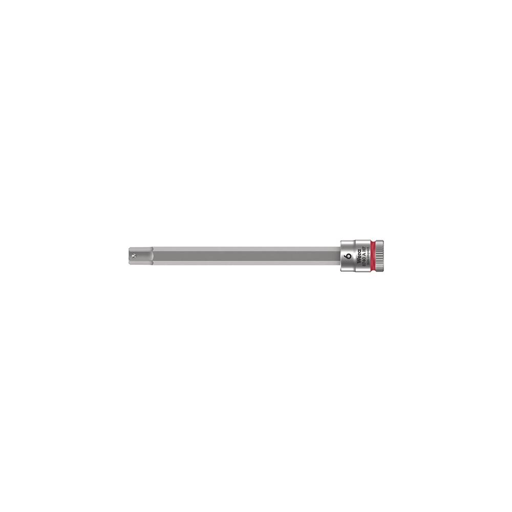WERA Socket bit 8740 A HF 1/4 inch spanner width 6 mm length 100 mm