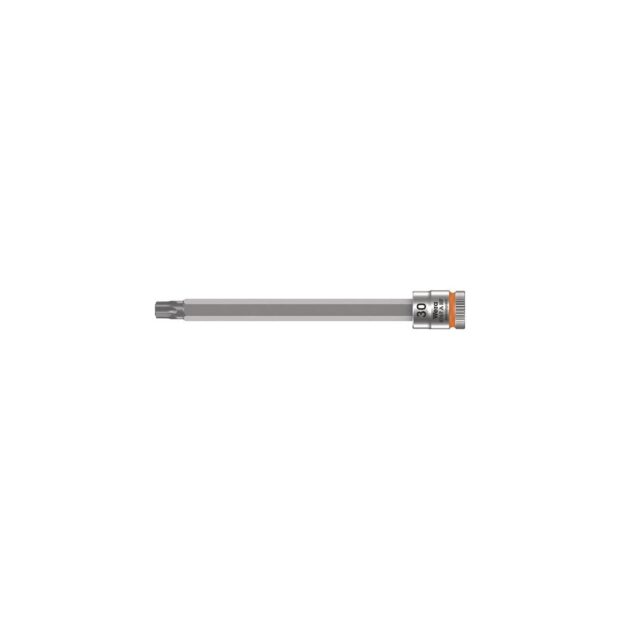 WERA Socket bit 8767 A HF TORX® 1/4 inch T30 length 100 mm