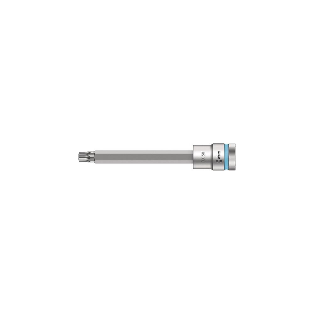 WERA Socket bit 8767 C HF TORX® 1/2 inch T50 length 140 mm