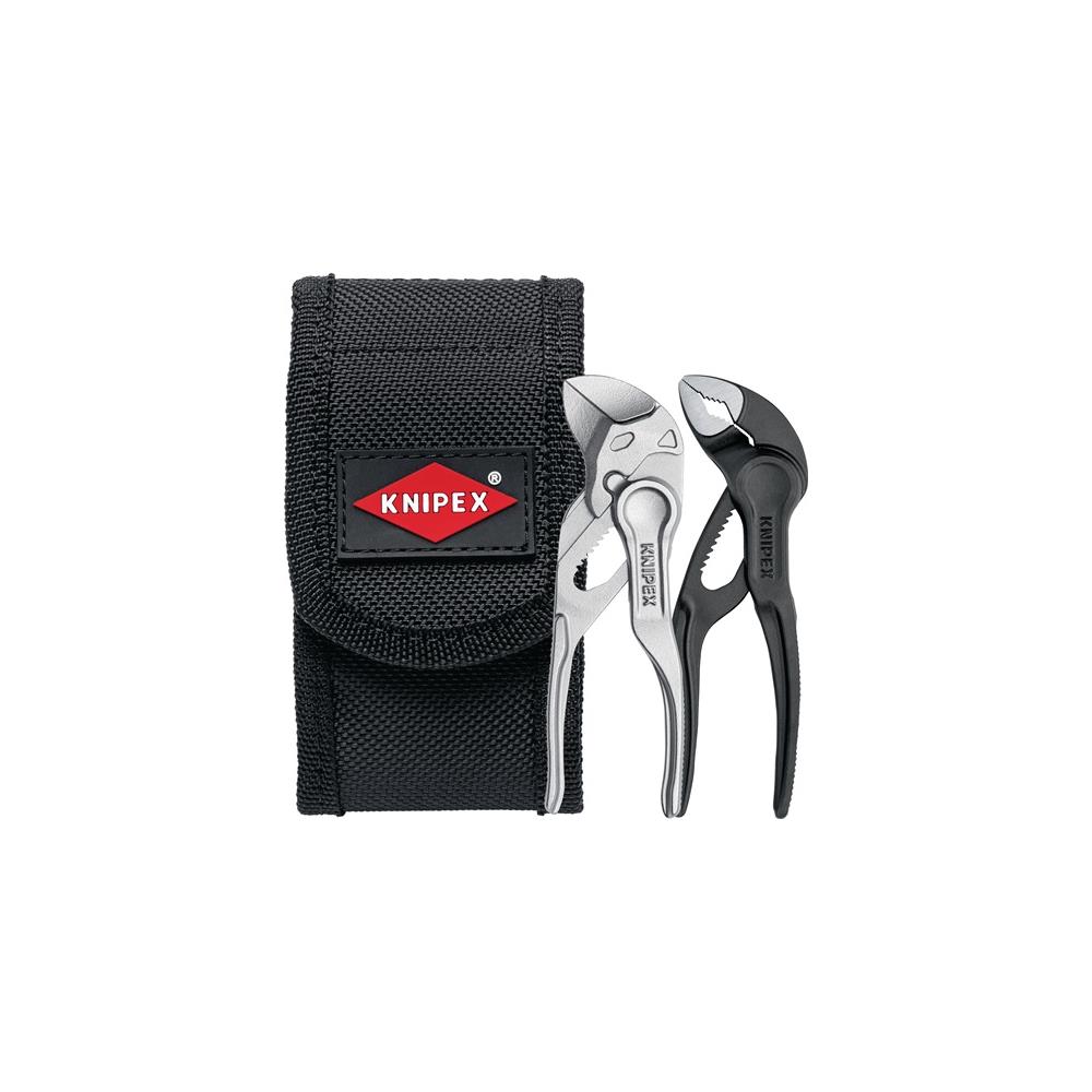 KNIPEX Pliers set Minis contents 2-part belt pouch