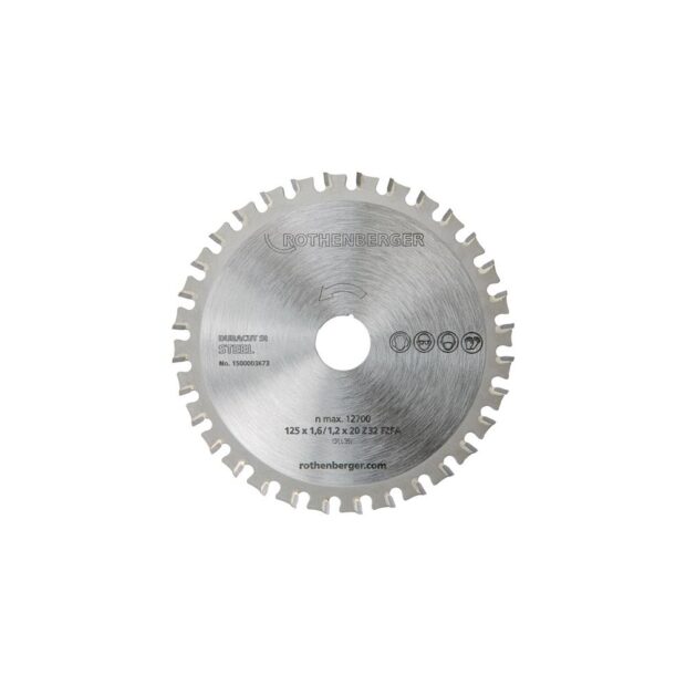 ROTHENBERGER Saw blade DURACUT St ext. dm 125 mm no. of teeth 32 bore 20 mm