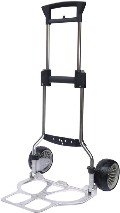 Transport trucks folding tub. st., chrome-plated al. height 1120 mm shovel length 420 mm width of shovel 495 mm