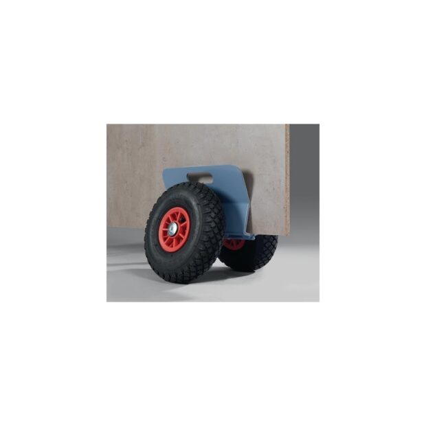 PROMAT Panel dolly  outside L 300 x W 305 x H 305 mm with jaws pneumatic tyres load-bearing cap. 250 kg - Image 3