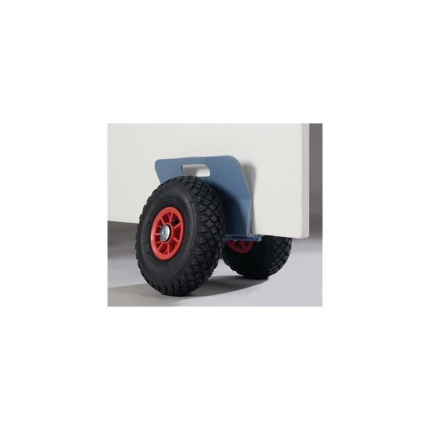 PROMAT Panel dolly  outside L 300 x W 305 x H 305 mm with jaws pneumatic tyres load-bearing cap. 250 kg - Image 2