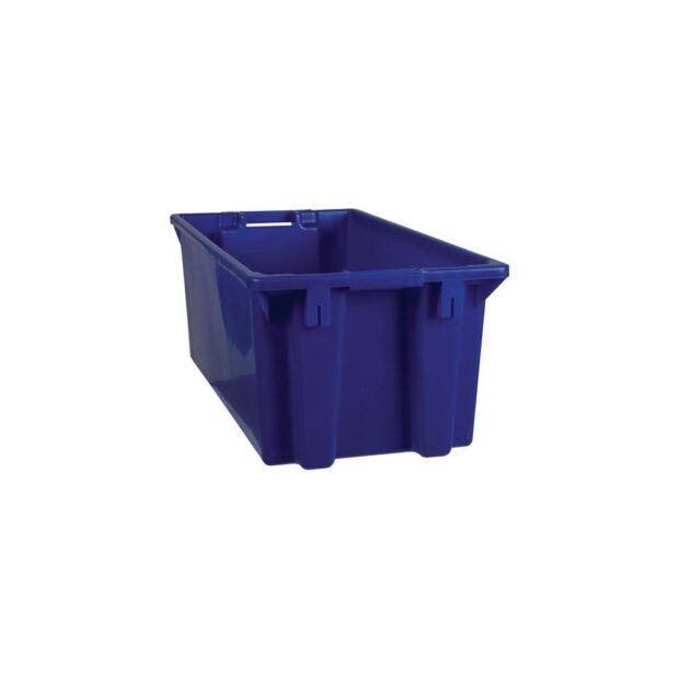 Rotating stackable container  PP blue L800xW400xH300 mm