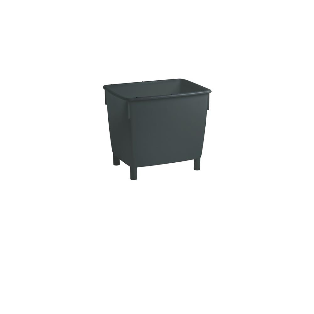 CRAEMER Lightweight construction container L945xW725xH830mm polyethylene (HDPe) basalt grey