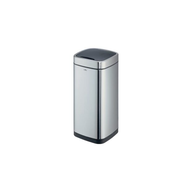 DURABLE Waste collector NO TOUCH 35L 35 l H690 mm stainless st./plastic metallic silver