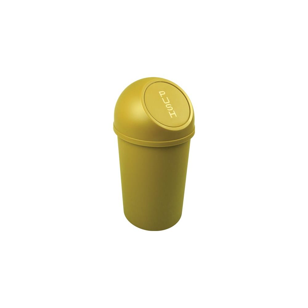 HELIT Waste container H490xdm253 mm 13 l yellow