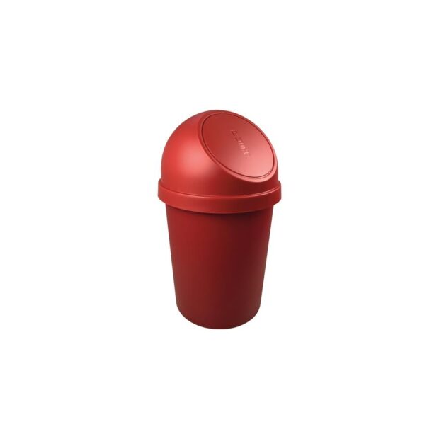 HELIT Waste container  H700xdm403 mm 45 l red