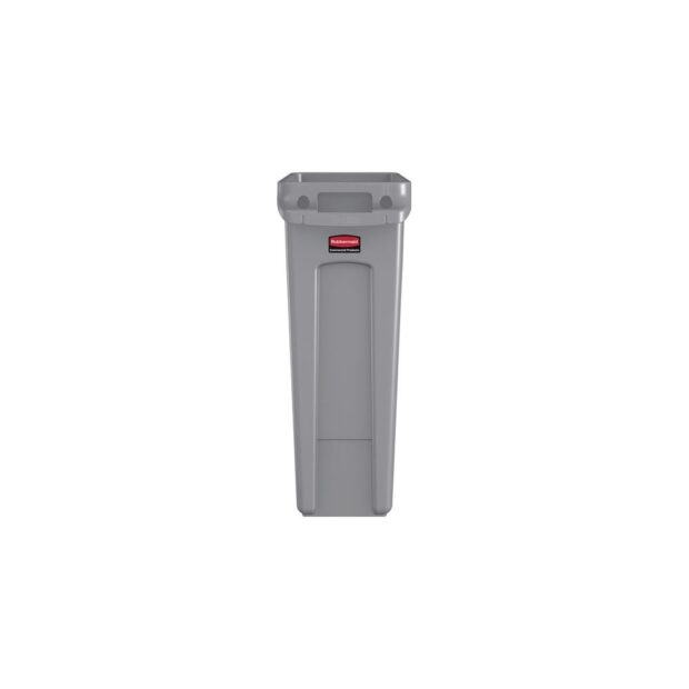 RUBBERMAID Recyclable waste collector  87 l H762xW279xD558 mm grey with ventilation channels