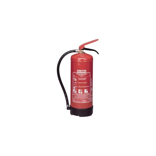 GLORIA Powder fire extinguisher  PD 6 G A 6 kg with permanent print fire class A 34 A 233 B C with wall holder