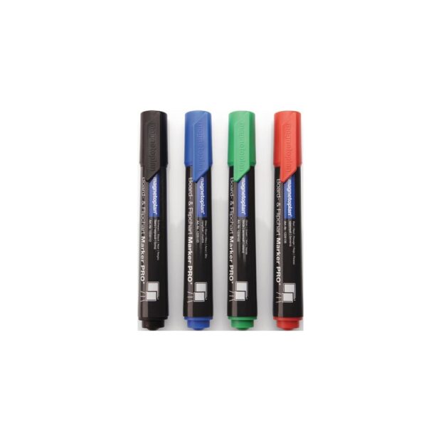 MAGNETOPLAN Board marker  blue/green/red/black line width 1.5-3 mm bullet tip