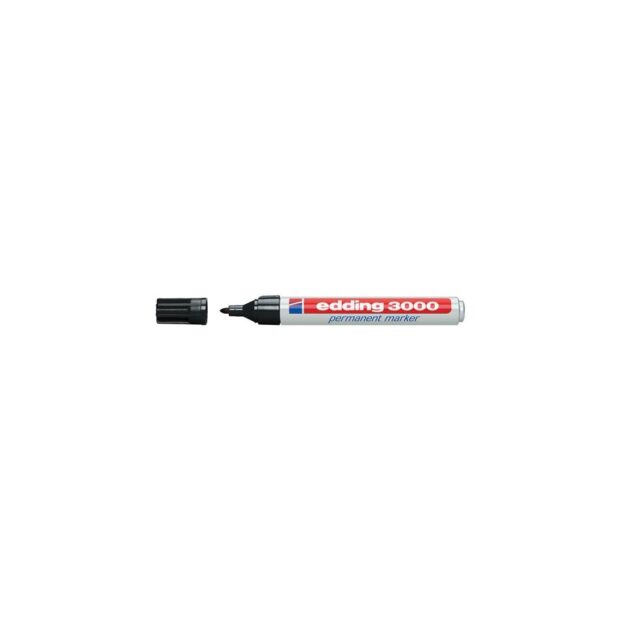 EDDING Permanent marker 3300 black line width 1-5 mm wedge tip