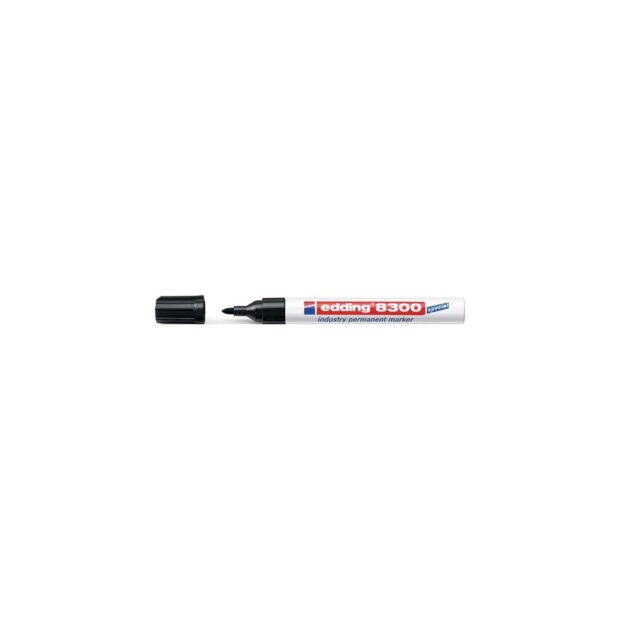 EDDING Permanent marker 8300 black line width 1.5-3 mm bullet tip