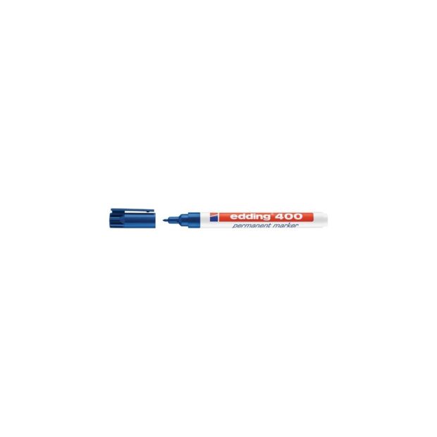 EDDING Permanent marker 400 blue line width 1 mm bullet tip