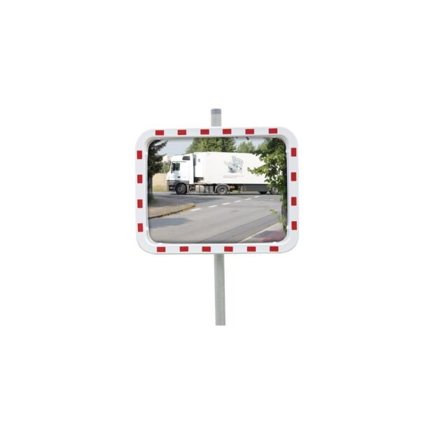 DANCOP Vehicle mirror  H600xW800mm plastic, red/white  22 m