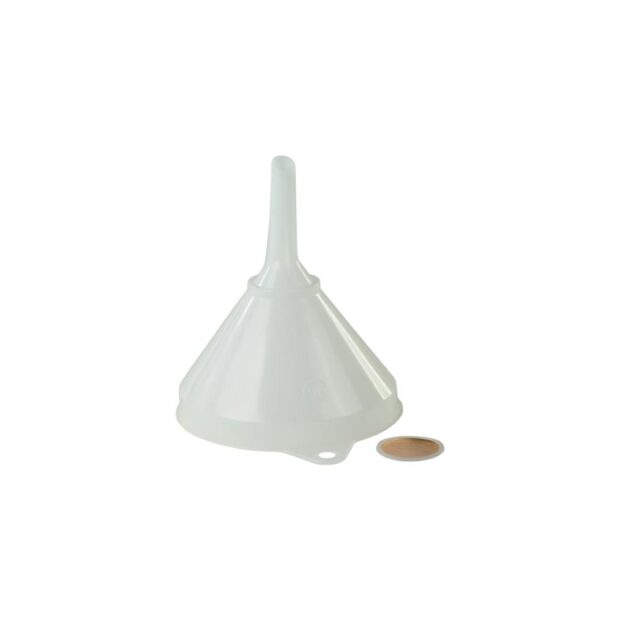 HÜNERSDORFF Hopper  diameter 168/17 mm height 199 mm HD-polyethylene natural with sieve