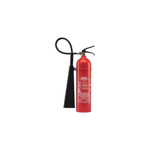 GLORIA Carbon dioxide fire extinguisher 5 kg 89 B with wall holder ...