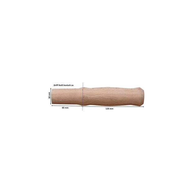 CAPITO Wooden handle  beechwood L180xW30xH30mm f. Practika wheelbarrows - Image 2