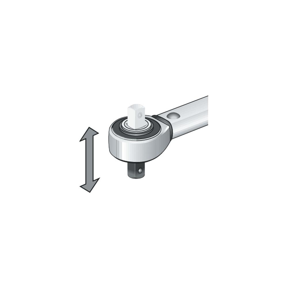 PROMAT Torque spanner 1/4 inch 5-25 Nm - Image 2