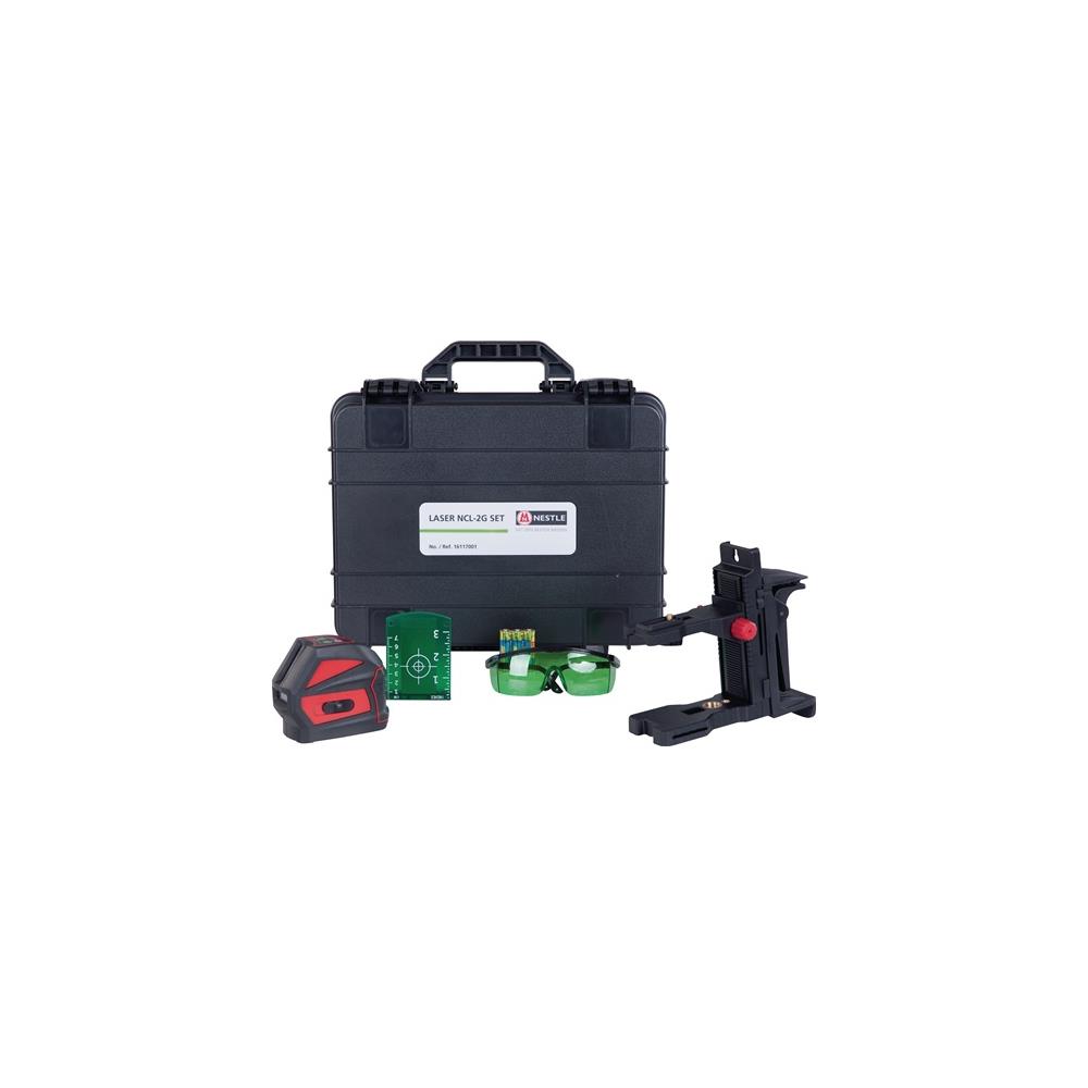 NESTLE Cross and line laser NCL-2G SET 20 (50 with receiver) m +/- 3 mm/10 m - Image 2