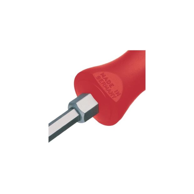 WIHA Screwdriver 312 size PH 2, blade length 100 mm multicomponent handle hexagon blade/bolster - Image 2